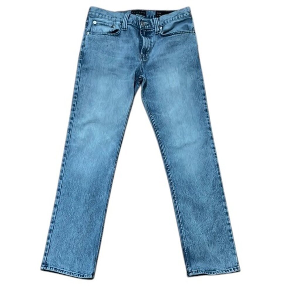 Bullhead - Denim Blue Straight Slim Jeans